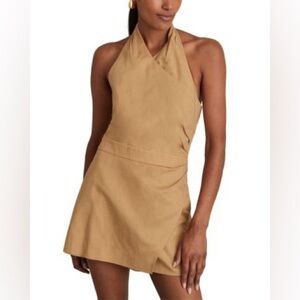 Reiss Pia Tan Halter Skort Romper, Like New, 6
